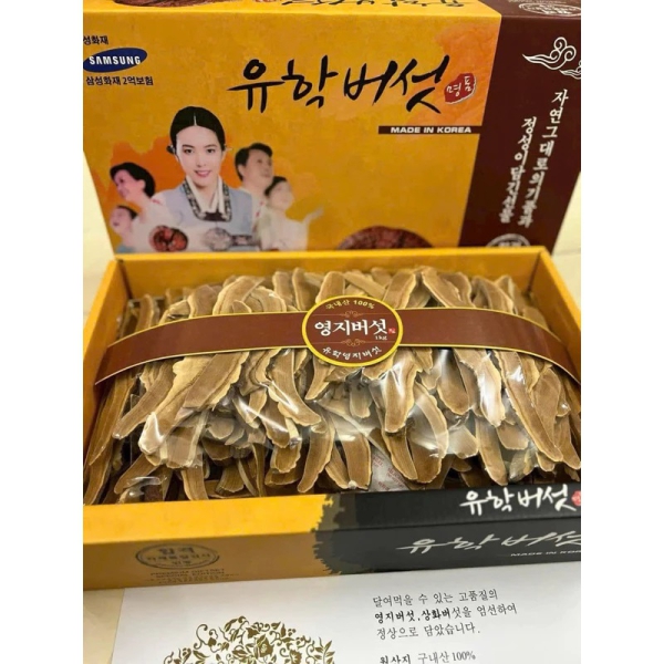 Nấm Linh Chi Cô Gái Hàn Quốc Hộp 1kg Samsung | Chính Hãng Nhập Khẩu Từ Hàn Quốc