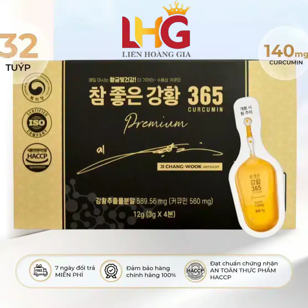 Tinh Chất Nghệ Nano Curcumin 365 Premium (32 Tép): Giải Pháp Cho Dạ Dày Và Gan