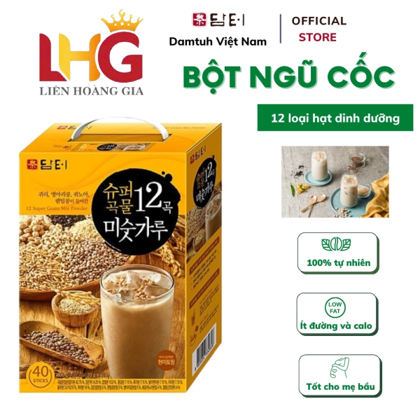 Bột ngũ cốc 12 loại hạt Damtuh Hàn Quốc