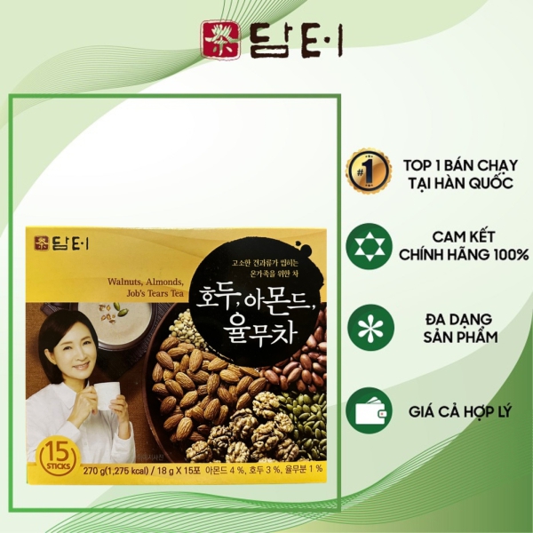 Bột ngũ cốc 5 loại hạt Damtuh Hàn Quốc – Hộp 15 gói