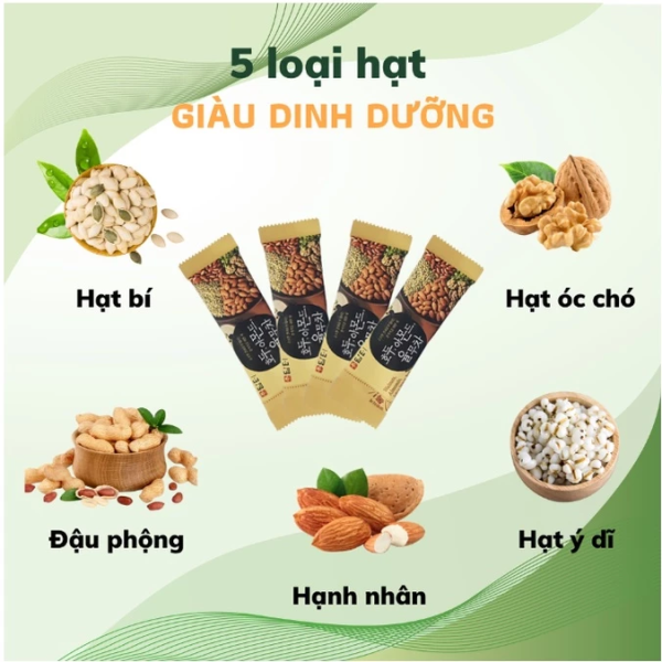 Bột ngũ cốc 5 loại hạt Damtuh Hàn Quốc – Hộp 15 gói