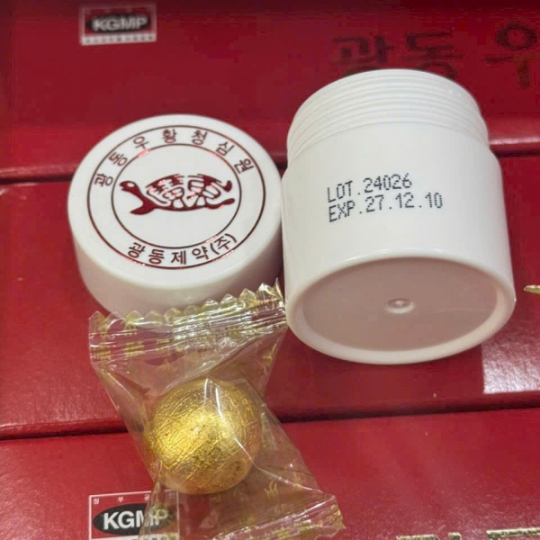 An Cung Vũ Hoàng Thanh Tâm KWANGDONG Hộp 10 Viên Chính Hãng Hàn Quốc