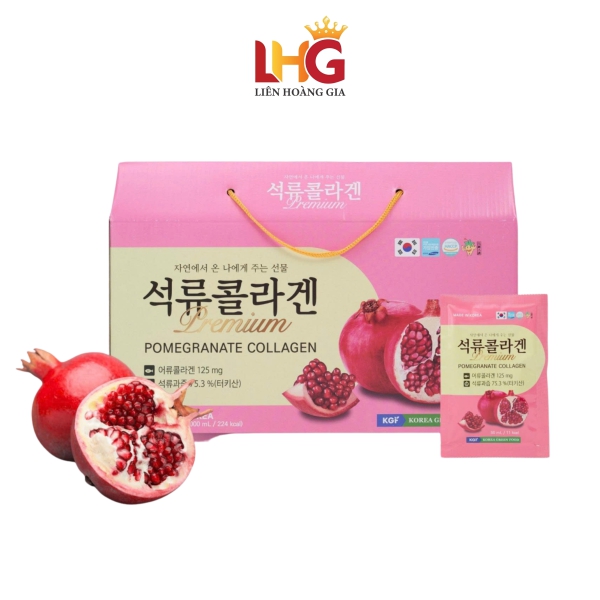 Đánh Thức Vẻ Đẹp Không Tuổi Với Nước Collagen Lựu Hàn Quốc Premium