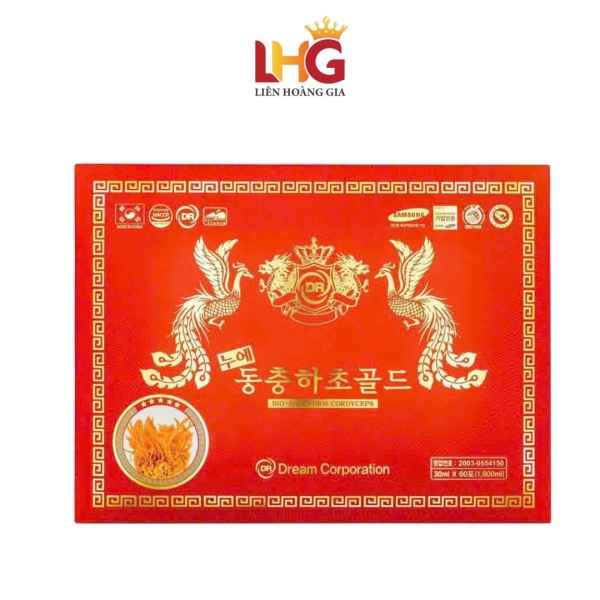 Nước Đông Trùng Hạ Thảo Hàn Quốc Dream (60 Gói x 30ml) – Nhập Khẩu Chính Hãng