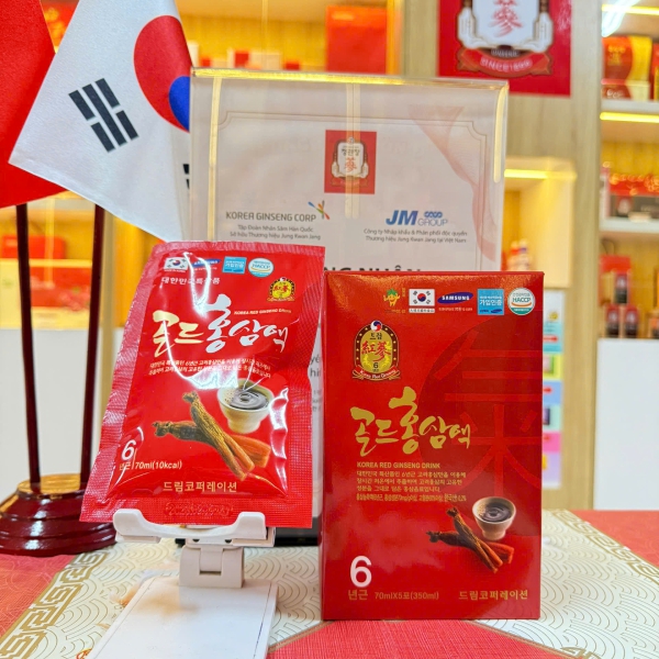 Nước Hồng Sâm Chén Dream 70ml x 30 Gói: Tinh Hoa Sức Khỏe Từ Hàn Quốc