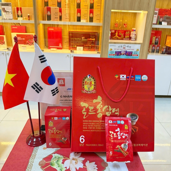 Nước Hồng Sâm Chén Dream 70ml x 30 Gói: Tinh Hoa Sức Khỏe Từ Hàn Quốc