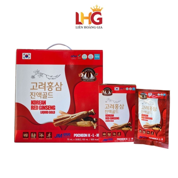 Nước Hồng Sâm Gold Pocheon Hàn Quốc 30 Gói: Bồi Bổ Sức Khỏe