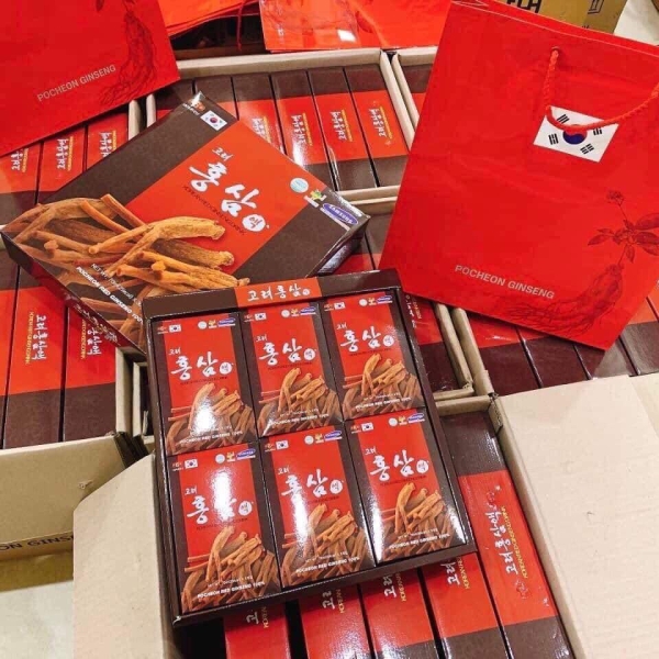 Nước Hồng Sâm Pocheon Drink Hàn Quốc (30 Gói x 70ml)