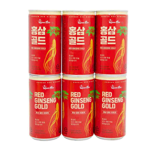 Nước Hồng Sâm Queen Bin Hàn Quốc Dạng Lon 30 x 175ml Chính Hãng - Bồi Bổ Sức Khỏe