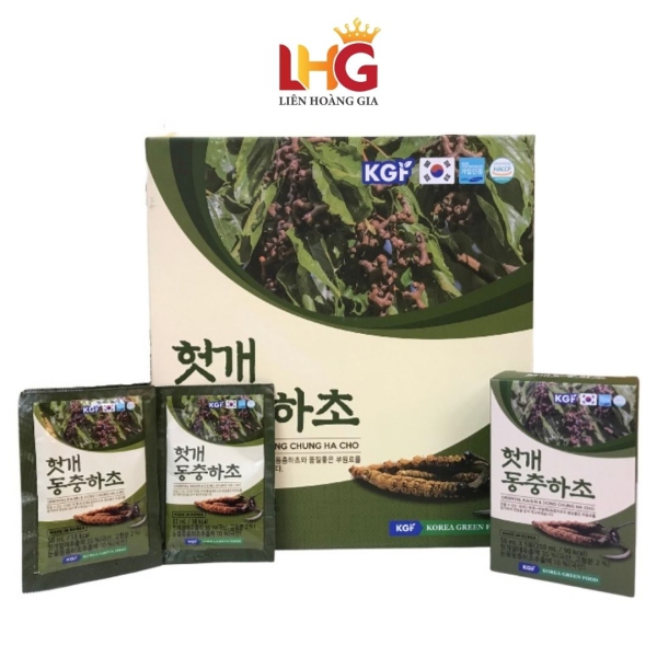 Nước Mát Gan Đông Trùng Hạ Thảo KGF Oriental Raisin (30 Gói x 50ml) – Giải Độc Gan & Thanh Lọc Cơ Thể