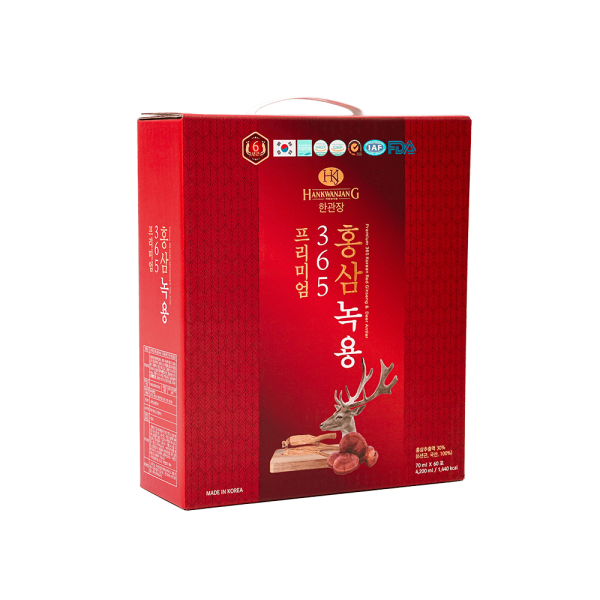 Nước Uống Hồng Sâm Nhung Hươu 365 (60 Gói x 70ml): Giải Pháp Sức Khỏe Toàn Diện