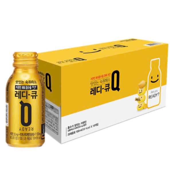 Nước Giải Rượu Ready Q (10 Chai) – Curcumin & Hovenia Dulcis Giảm Say, Bổ Gan