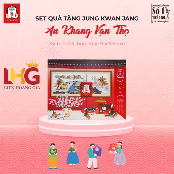 Hộp Quà An Khang Vạn Thọ KGC Hàn Quốc – Tinh Hoa Lương Sâm, Chúc Bình An Khỏe Mạnh, Trường Thọ Vĩnh Cửu