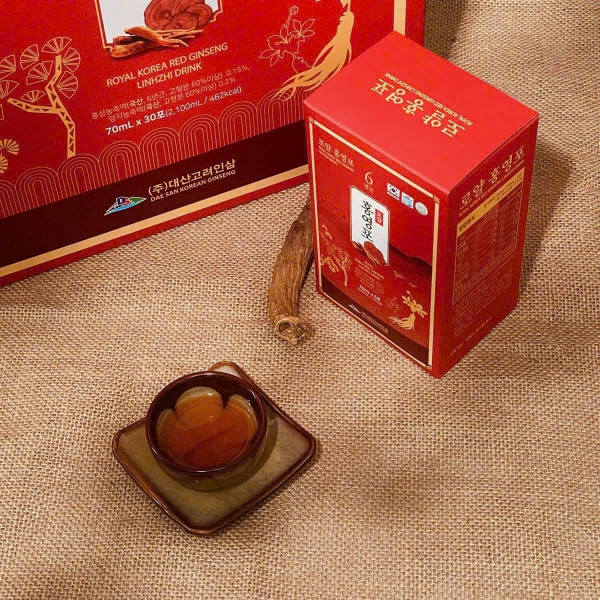 Nước Hồng Sâm Linh Chi Daesan 30 Gói: Bồi Bổ Sức Khỏe