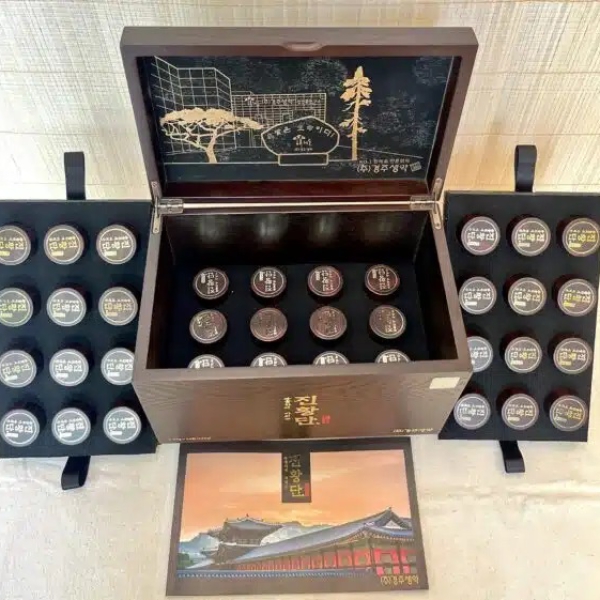 Sâm Linh Đan Tuần Hoàn Đan Jin Hwang Dan 36 Viên Bọc Vàng – GYOUNGJU | Bồi Bổ Sức Khỏe, Lưu Thông Tuần Hoàn Máu