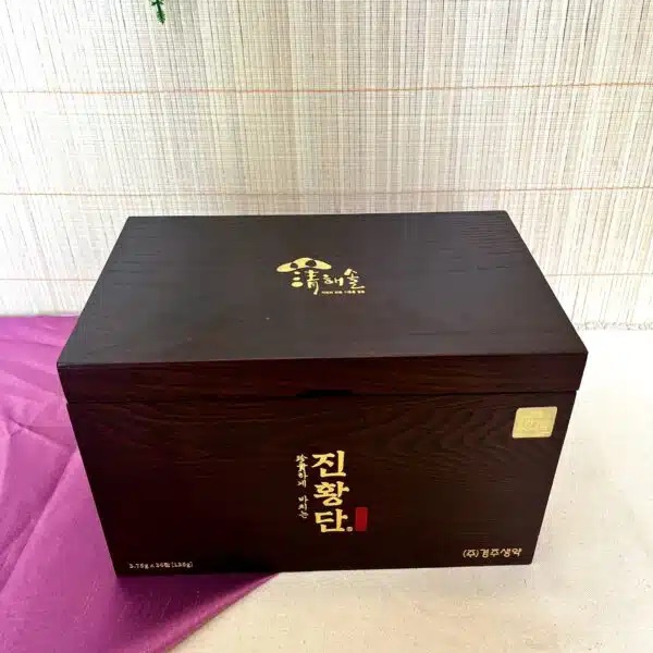 Sâm Linh Đan Tuần Hoàn Đan Jin Hwang Dan 36 Viên Bọc Vàng – GYOUNGJU | Bồi Bổ Sức Khỏe, Lưu Thông Tuần Hoàn Máu