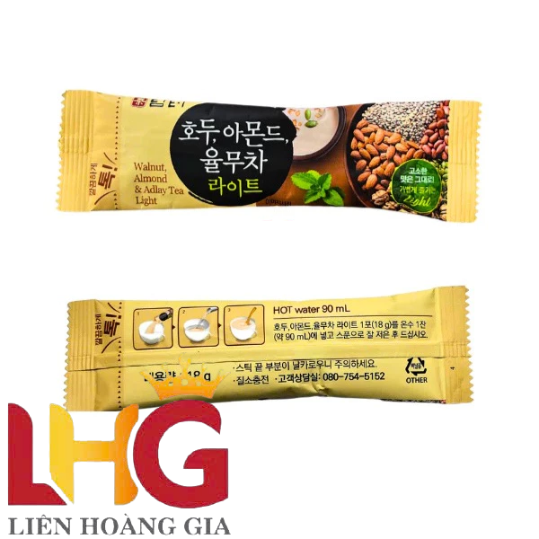 Bột ngũ cốc không đường tinh luyện ăn kiêng Damtuh hộp 40 gói 18g