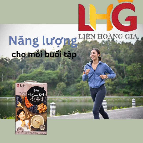 Ngũ cốc đậu đen, hạnh nhân, hạt óc chó Damtuh Hàn Quốc