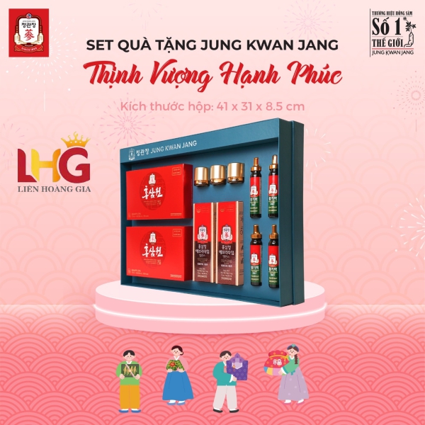 Hộp Quà Thịnh Vượng Hạnh Phúc KGC – Tinh Hoa Sâm Chính Phủ Cho Cuộc Sống Viên Mãn