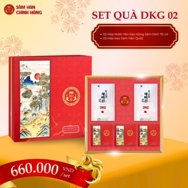 Set Quà Tết DKG.02 – Quà Tặng Sức Khỏe Cao Cấp