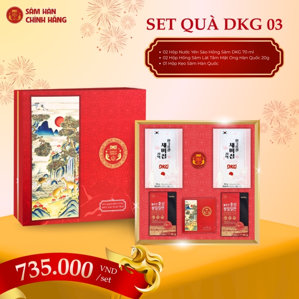 Set Quà Tết DKG.03 – Quà Tặng Sức Khỏe Cao Cấp