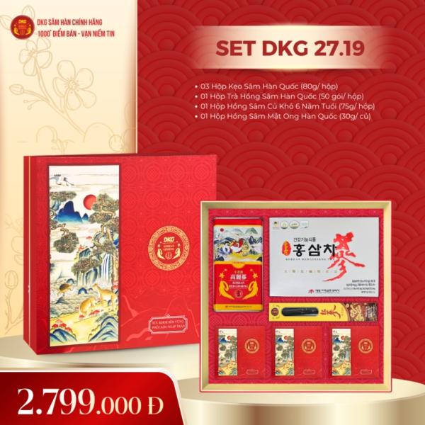 Set Quà Tết DKG.19 VHP Ginseng – Biểu Tượng Khí Chất & Trường Thọ