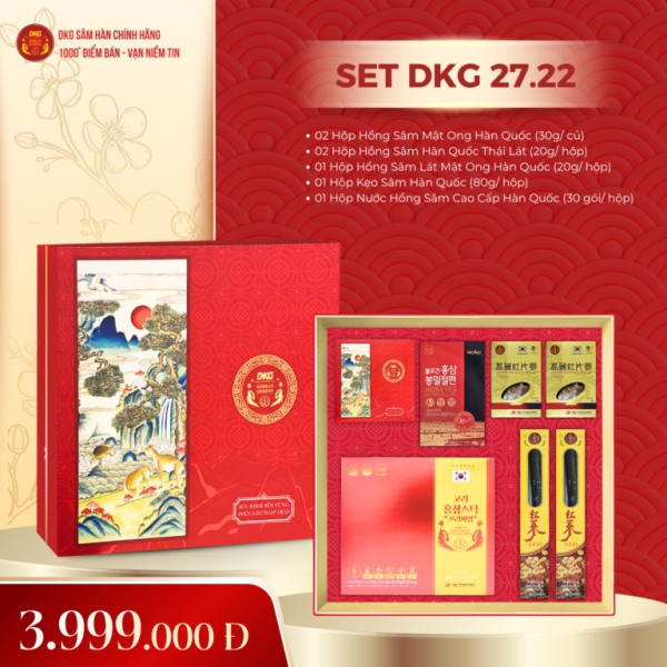 Set Quà Tết DKG.22 Cao Cấp – Kiệt Tác Quà Biếu Sức Khỏe Đại Sứ Hoàng Gia