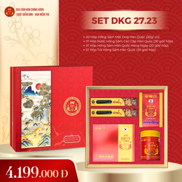 Set Quà Tết DKG.23 Cao Cấp – Bản Giao Hưởng Sức Khỏe & Thịnh Vượng