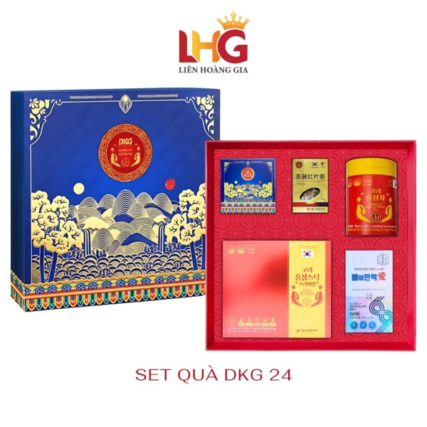Set Quà Tết DKG.24 Cao Cấp – Bộ Sưu Tập Ngũ Phúc Dưỡng Sinh Hoàng Gia
