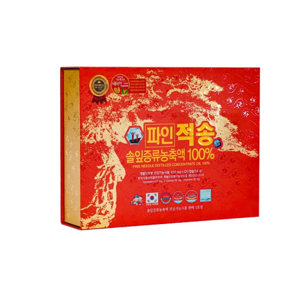 Tinh Dầu Thông Đỏ Chính Phủ Cao Cấp PINE JEOK SONG GOLD 120 Viên