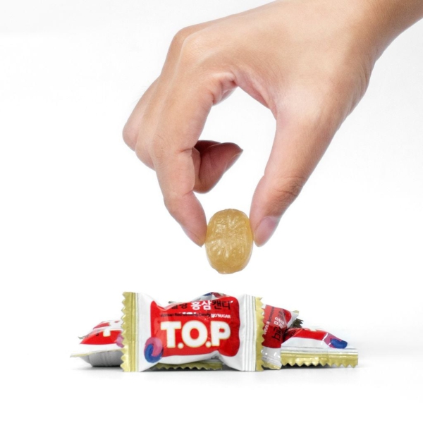 Kẹo Hồng Sâm T.O.P Daesan 500g – Kẹo Sâm Hàn Quốc Không Đường Cho Sức Khỏe