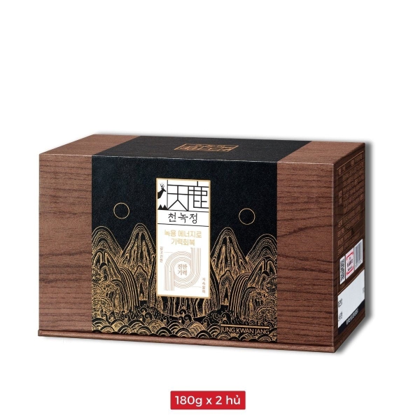 Tinh chất Hồng sâm Nhung hươu KGC Cheon Nok Extract 2 Hủ 180g – Tinh Túy Nhung Hươu SAT Và Hồng Sâm Chính Phủ