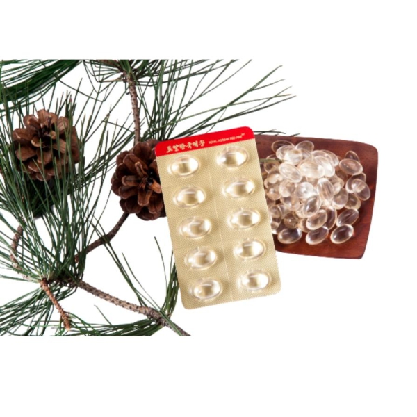 Tinh Dầu Thông Đỏ ROYAL Korean Red Pine 60 Viên – Thông Đỏ Hoàng Gia Hàn Quốc