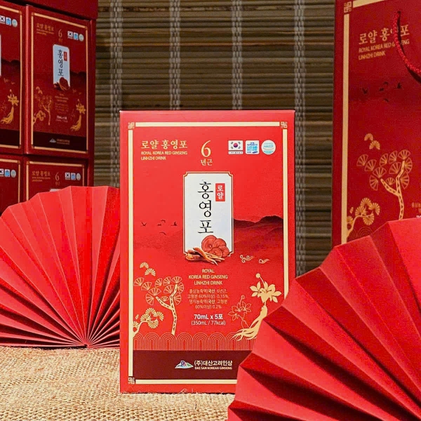 Nước Hồng Sâm Linh Chi Daesan 30 Gói: Bồi Bổ Sức Khỏe