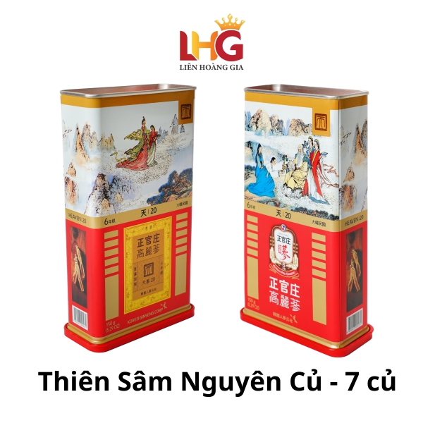 Thiên Sâm Nguyên Củ KGC Heaven Roots 7 Củ – Tuyệt Tác Từ Thượng Giới, Quốc Bảo Sức Khỏe Dành Cho Giới Thượng Lưu