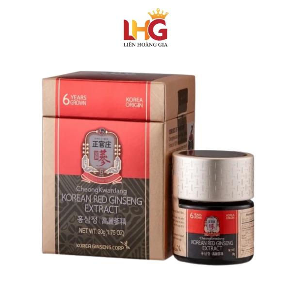 Tinh Chất Hồng Sâm Cô Đặc KGC Jung Kwan Jang Hộp 30g – Đẳng Cấp Sâm Chính Phủ Hàn Quốc