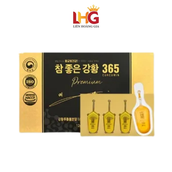 Tinh Chất Nghệ Nano Curcumin 365 Premium (Hộp 32 Tép) - Giải Pháp Cho Dạ Dày Và Gan