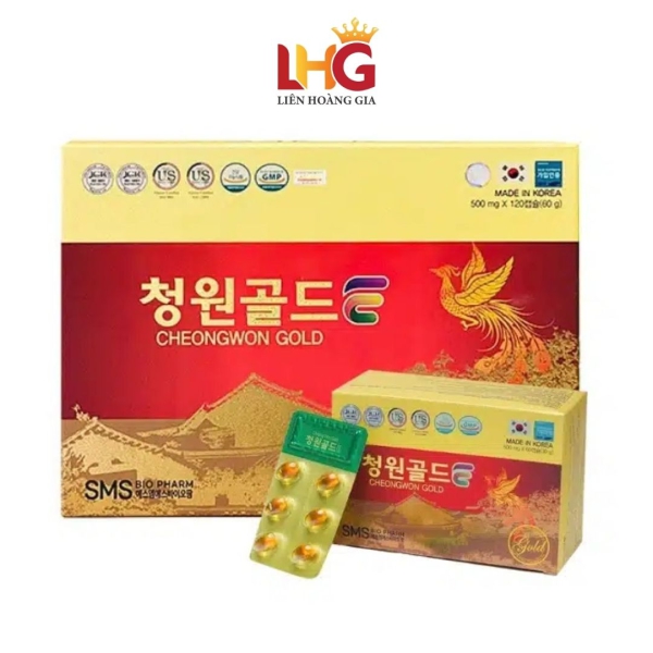 Tinh Dầu Thông Đỏ Chính Phủ Cheongwon Gold (120 Viên) – Tuyệt Phẩm Thanh Lọc Mạch Máu