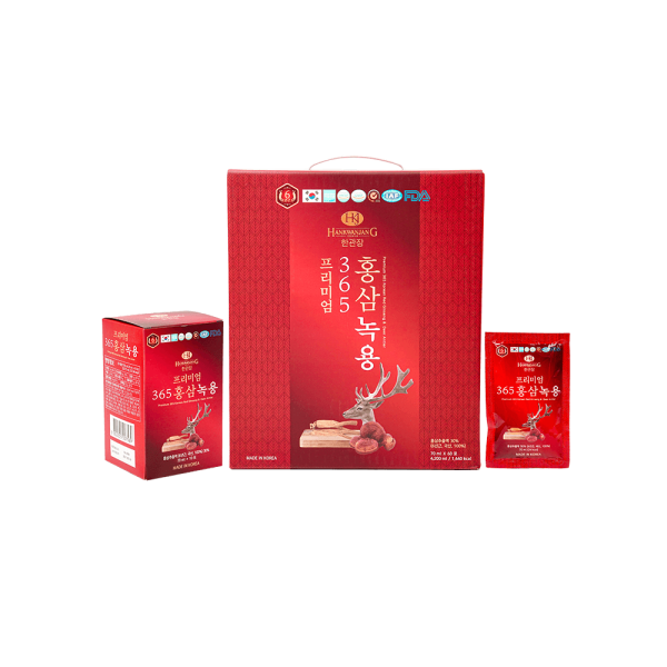 Nước Uống Hồng Sâm Nhung Hươu 365 (60 Gói x 70ml): Giải Pháp Sức Khỏe Toàn Diện