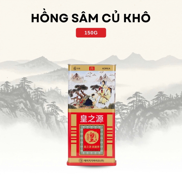 Hồng Sâm Củ Khô HG Bio 150g – Tuyệt Tác Sâm Khô 6 Năm Tuổi, Giải Pháp Bồi Bổ Tinh Gọn Và Đẳng Cấp