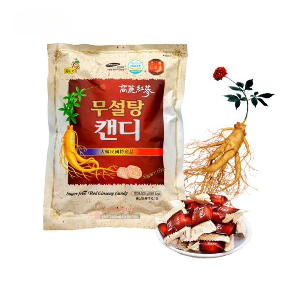 Kẹo Sâm Không Đường Korea Red Ginseng 500g – Tuyệt Tác Đại Bổ Khí Huyết, Tăng Cường Sinh Lực Và Trường Thọ