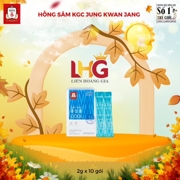 Trà Hồng Sâm Hàn Quốc Tea Cool KGC Chính Hãng Jung Kwan Jang