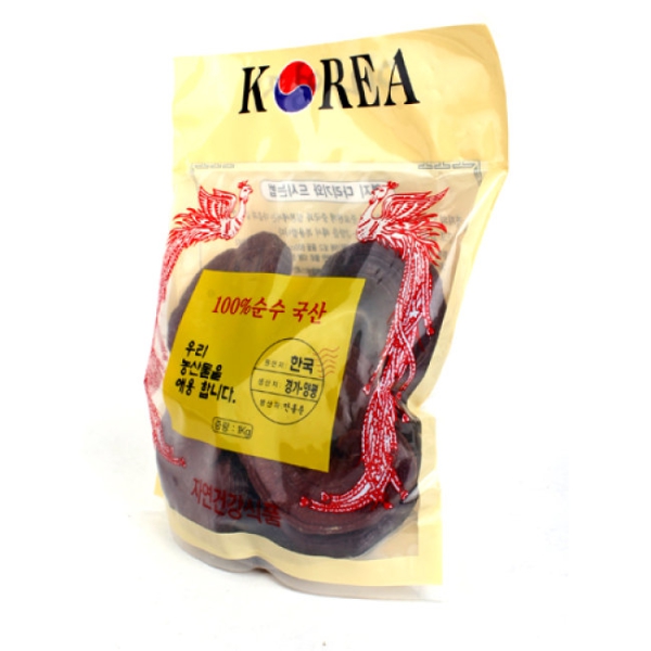 Nấm Linh Chi Đỏ Phượng Hoàng Hàn Quốc (Túi 1kg) - Thảo dược thượng hạng giúp ổn định huyết áp, giải độc gan, ngăn ngừa lão hóa và phòng ngừa bệnh tật toàn diện.