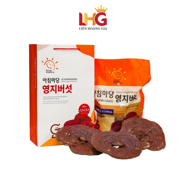 Nấm Linh Chi Đỏ Thượng Hạng Achimmadang (Túi 1kg) - Thảo dược trường thọ Hàn Quốc giúp thanh lọc cơ thể, giải độc gan.
