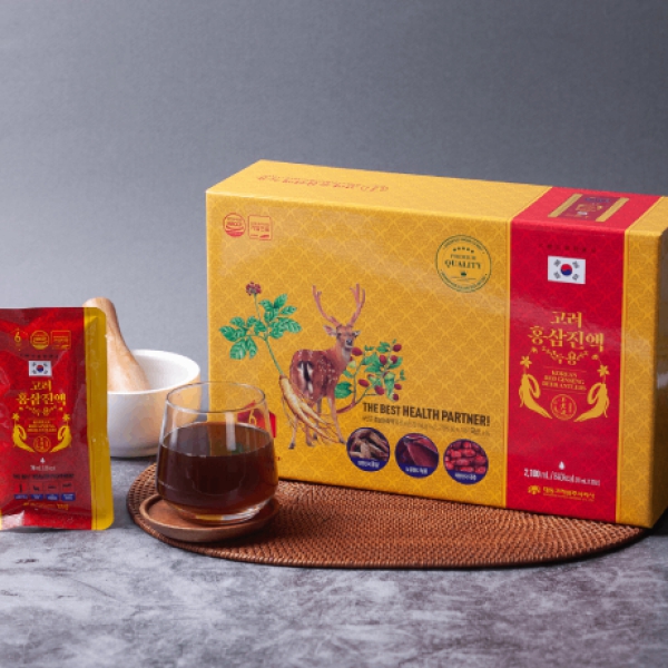 Nước Hồng Sâm Nhung Hươu Daedong (Hộp 30 Gói x 70ml) - Ích khí bổ huyết, tăng cường hệ miễn dịch và ổn định huyết áp toàn diện.