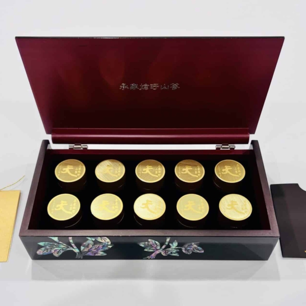 An Cung Ngưu Tổng Thống Dát Vàng 10 Viên Hộp 4 Hoa – Samdawon | Cao Cấp, Chính Hãng Hàn Quốc