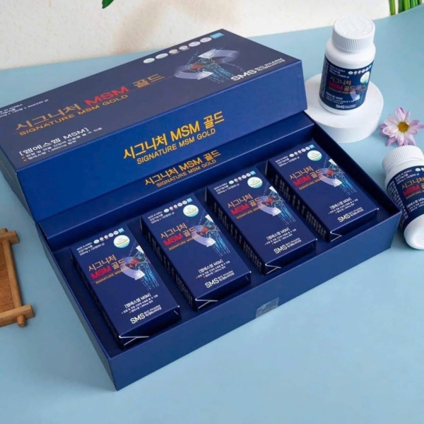 Viên Bổ Khớp MSM Hàn Quốc (Hộp 4 Lọ): Công Thức Giảm Đau Toàn Diện