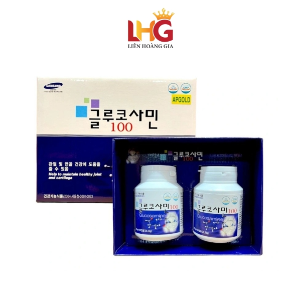 Viên Bổ Xương Khớp Glucosamin Bio Apgold 100 (Hộp 180 Viên) - Giải Pháp Linh Hoạt 180 Viên