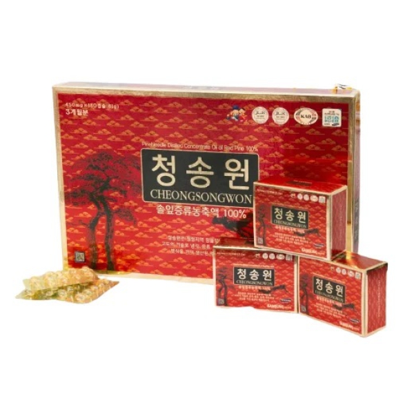 Tinh Dầu Thông Đỏ Samsung Cheongsongwon 180 Viên Cao Cấp: Chuẩn Chất Lượng Quốc Tế