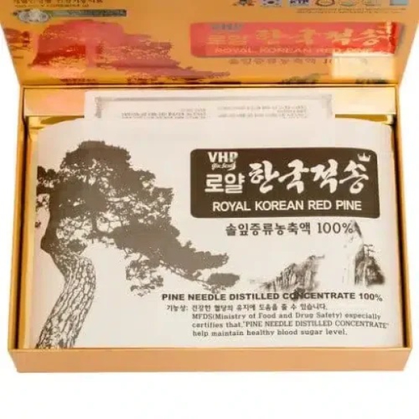 Tinh Dầu Thông Đỏ ROYAL Hoàng Gia DAEDONG 120 Viên – Tinh Chất Lá Thông Cô Đặc 100%